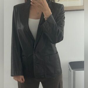 Real leather jacket / blazer